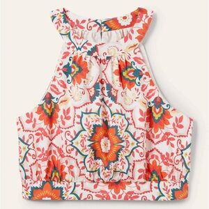 Boden halter neck top with keyhole back. NWT